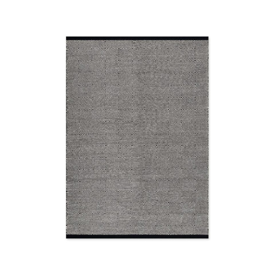 HERRINGBONE SQUARE BLACK WHITE